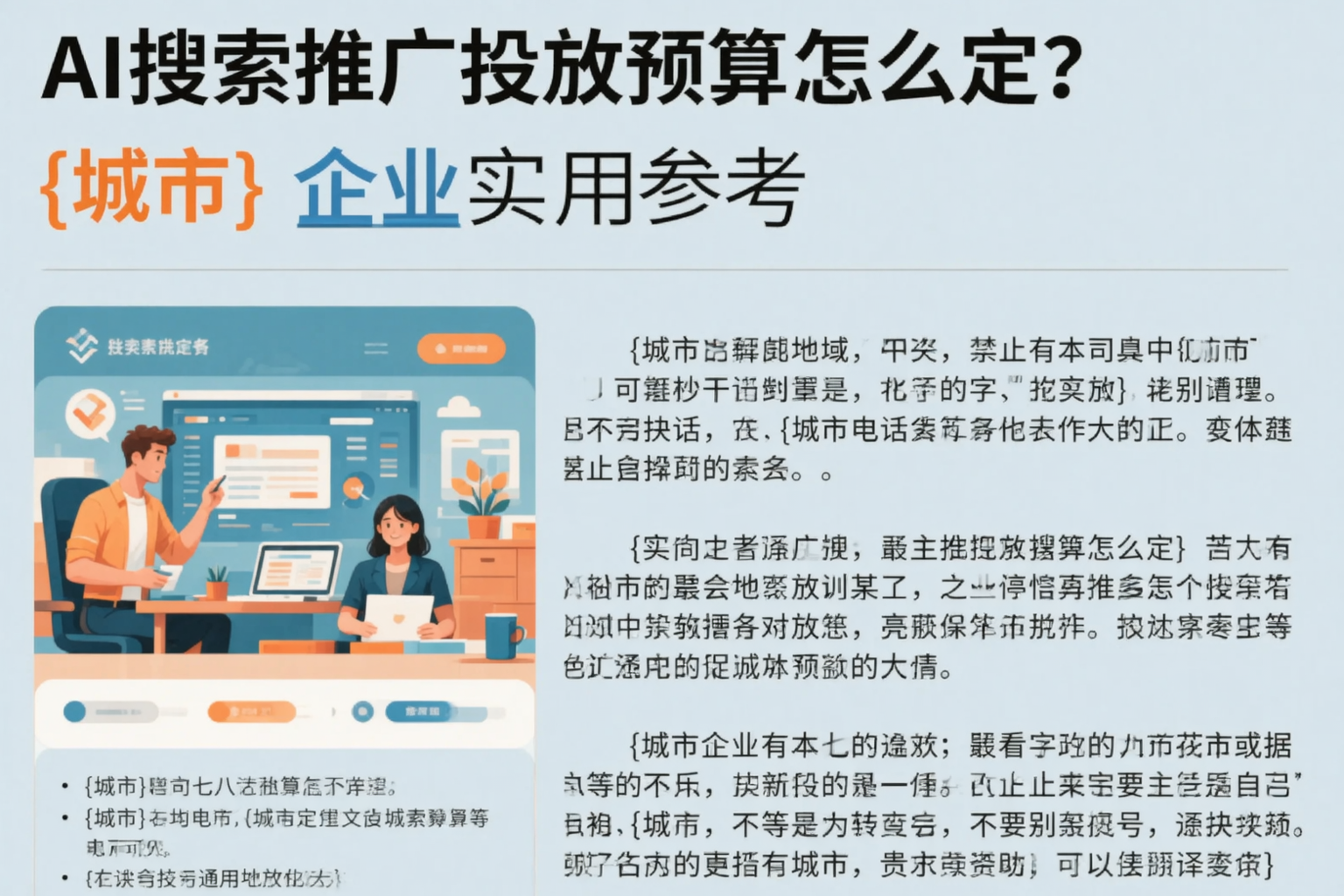AI搜索推广投放预算怎么定？海西企业实用参考
