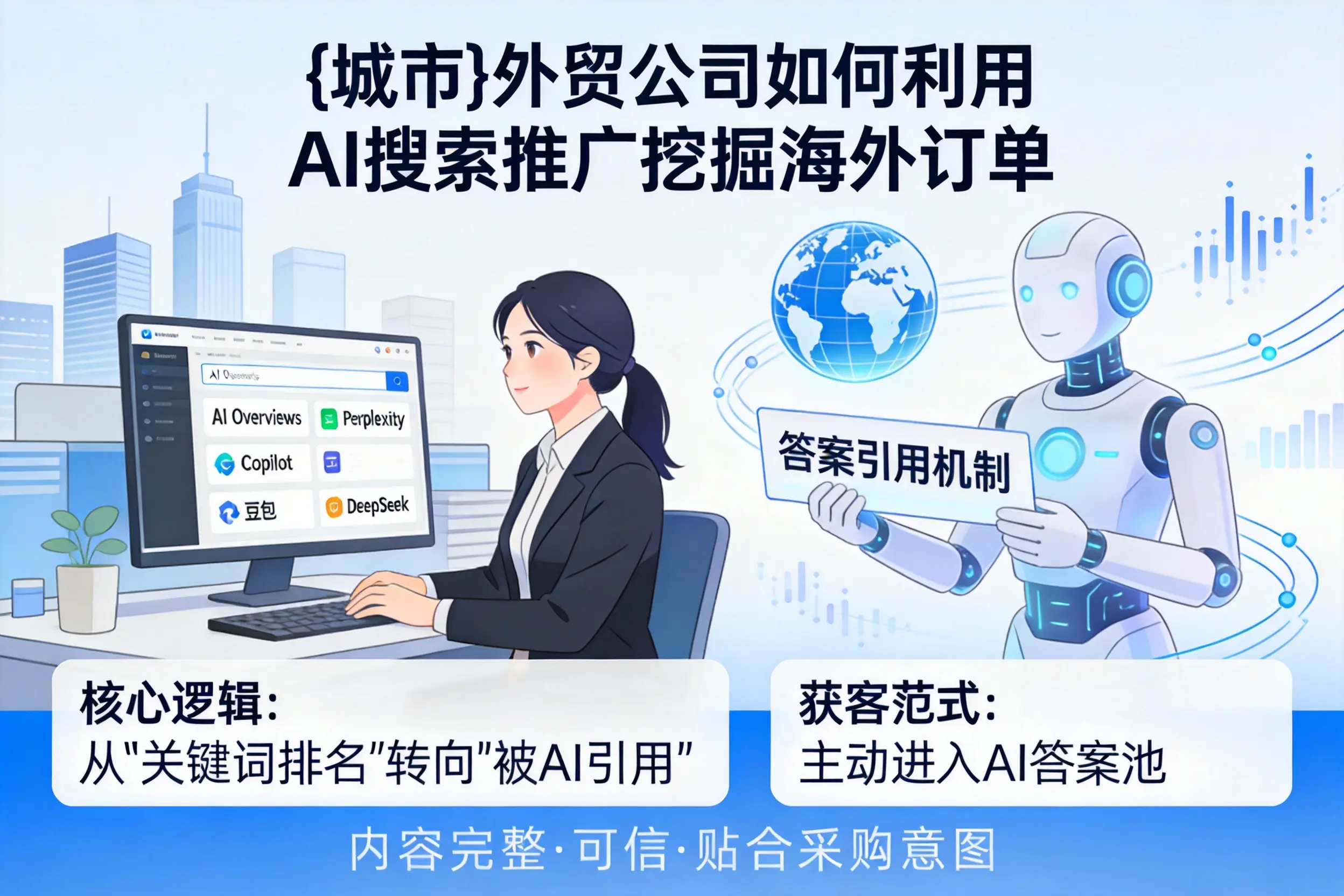 海西外贸公司如何利用AI搜索推广挖掘海外订单