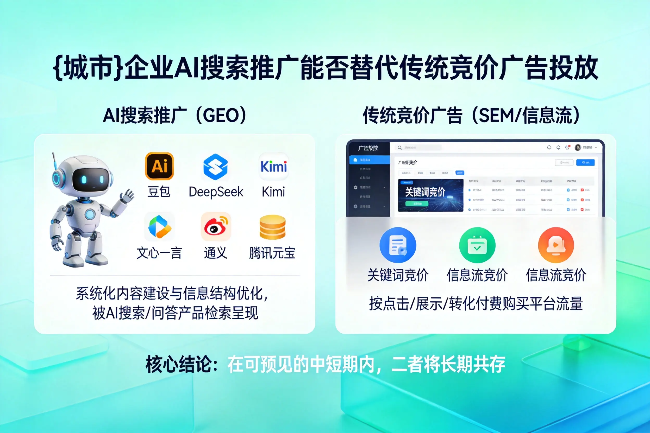 海西企业AI搜索推广能否替代传统竞价广告投放