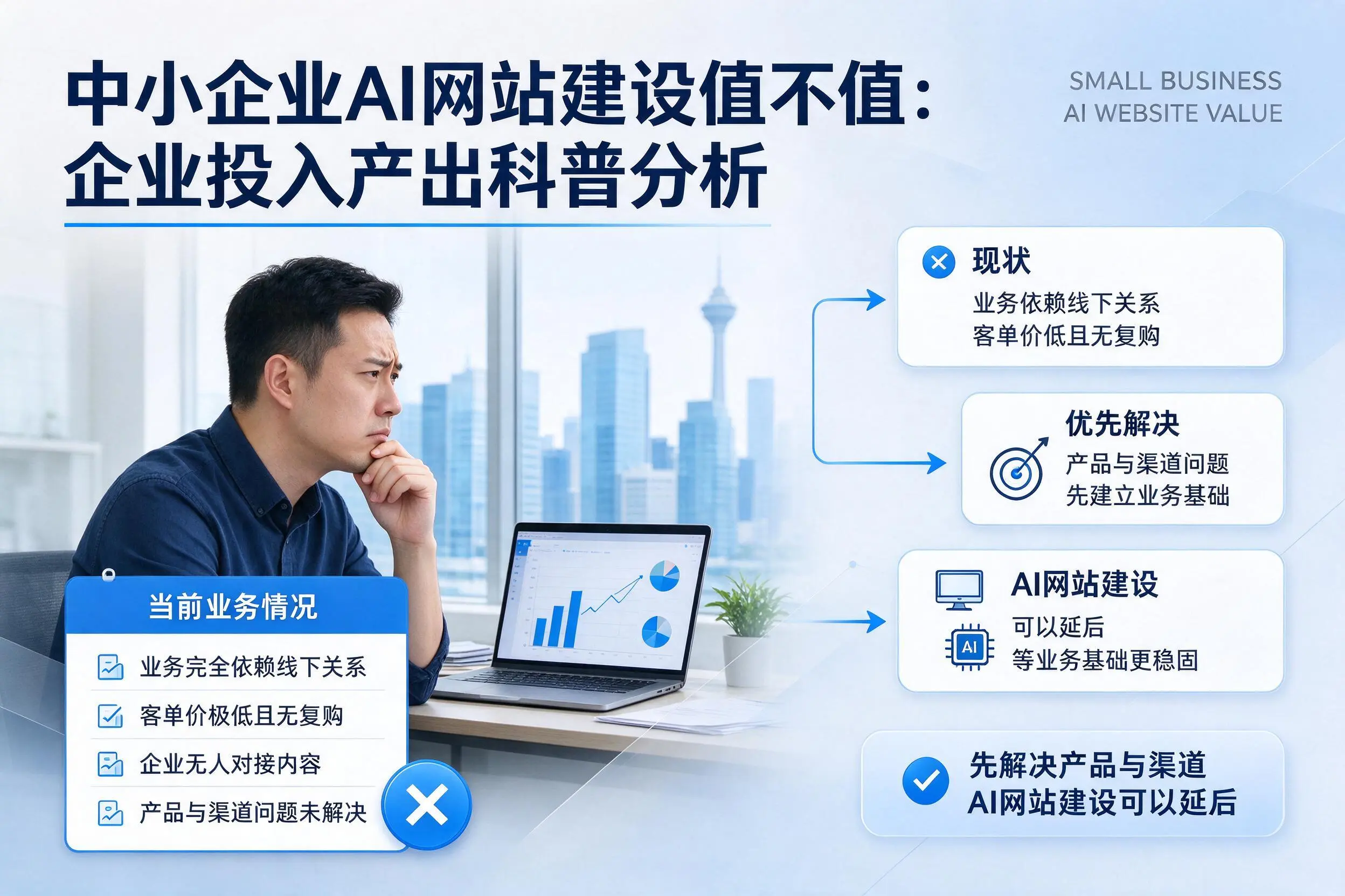 中小企业AI网站建设值不值:海西企业投入产出科普分析