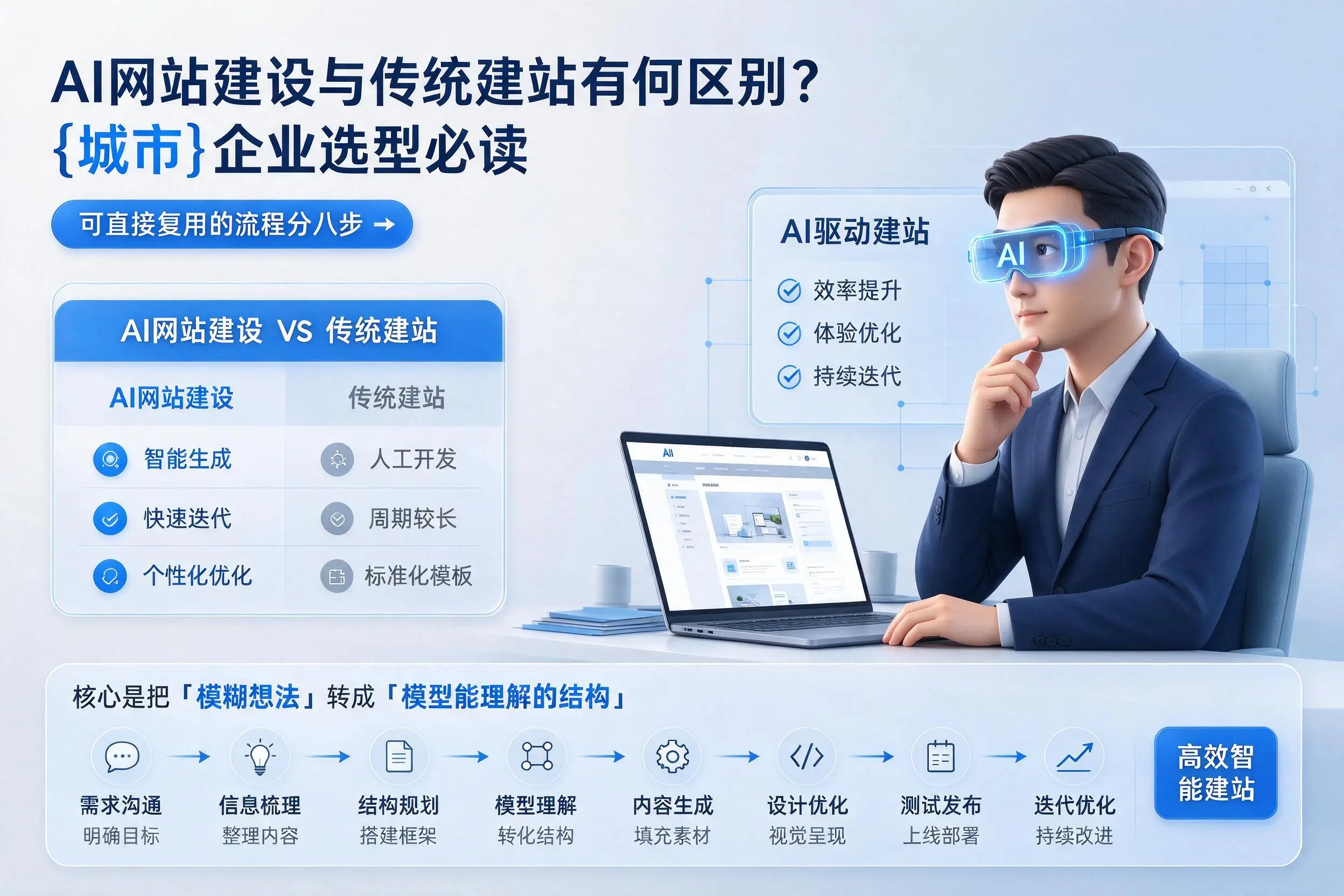AI网站建设与传统建站有何区别？海西企业选型必读